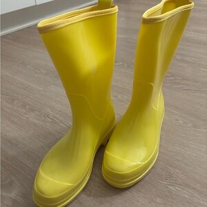 Yellow Women's Winter & Rain Boots
